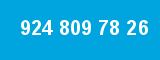 924 809 78 26